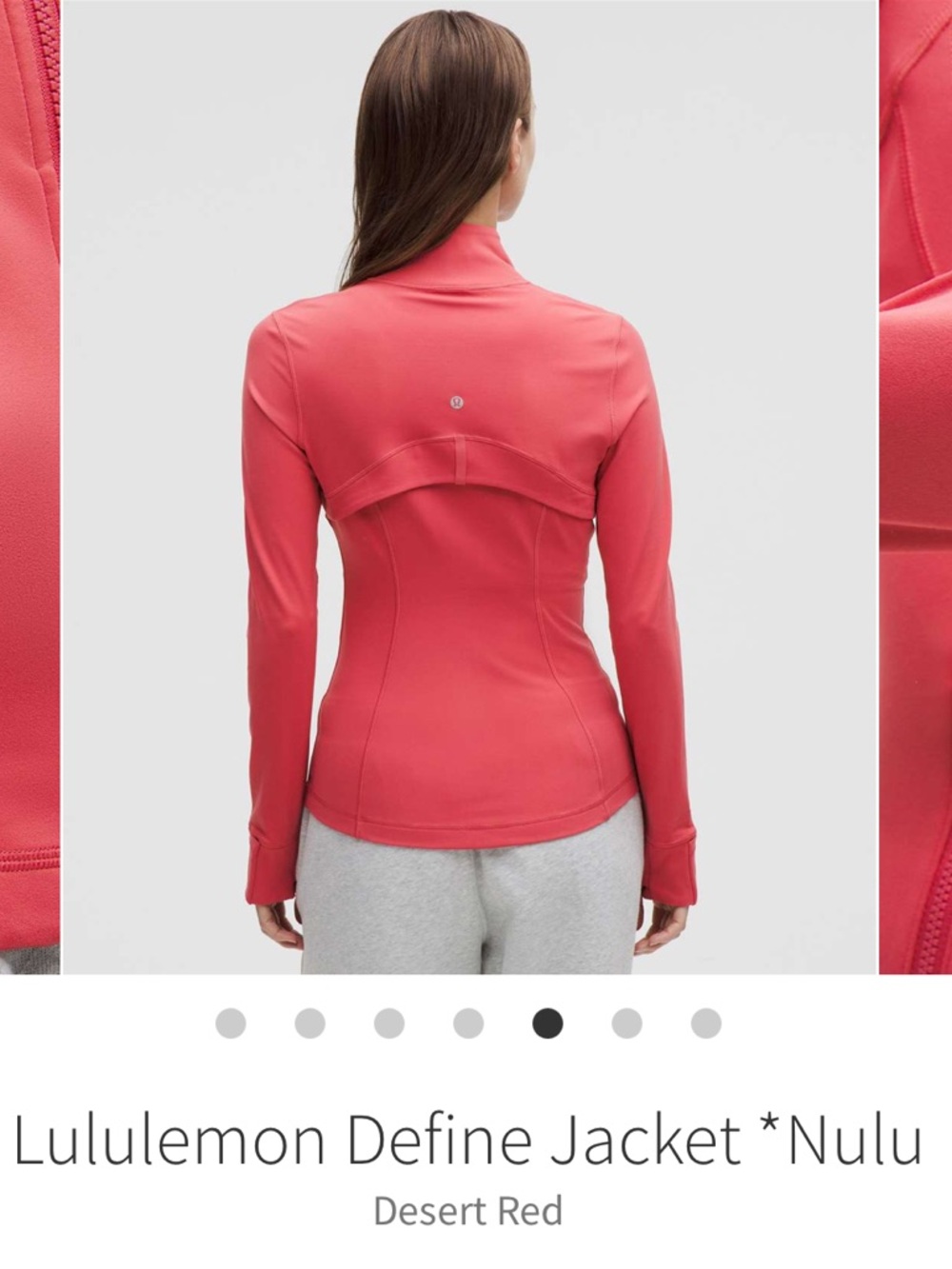 NEW with tags! Lululemon Define Jacket *Nulu
Desert Red sz 14 - Picture 8 of 8